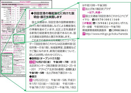 「北区ニュース（広報紙）」12月1日号