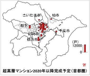 超高層マンション2020年以降完成予定(首都圏)