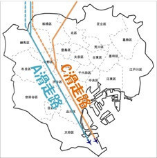 到着ルート説明図