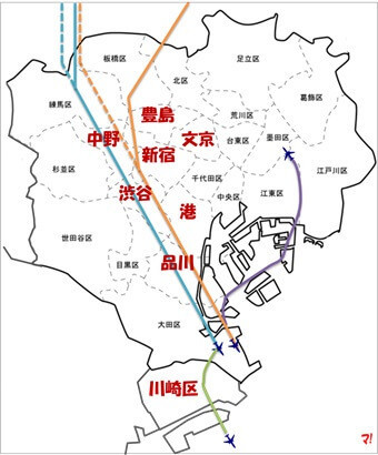 原告団の居住地