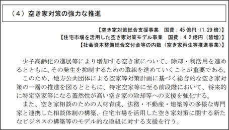 令和３年度住宅局関係予算概算要求概要（空き家対策の強力な推進）