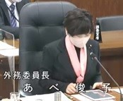 あべ俊子外務委員長