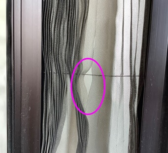 Diy マンション引き違い窓のプリーツ網戸を平網戸に交換する方法 不動産ブログ マンション チラシの定点観測