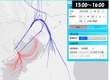 8月9日の航跡図