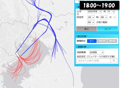 8月9日の航跡図4