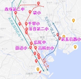 騒音測定局の位置