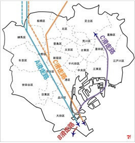 羽田新ルート概念図