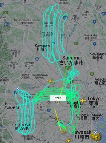 中央線沿線＋多摩地区の中央部+埼玉県中部