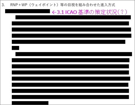 3.1 ICAO 基準の策定状況（？）