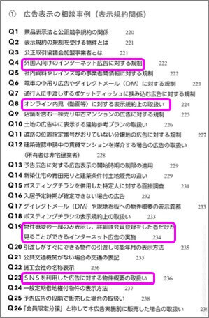 表示規約関係の「相談事例」