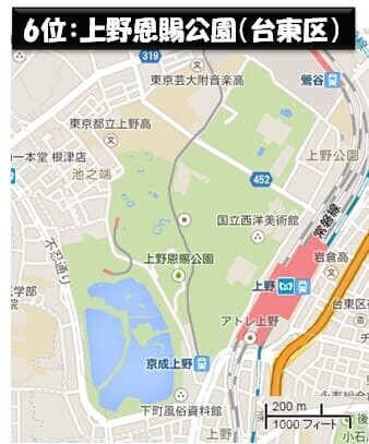 上野恩賜公園（台東区）