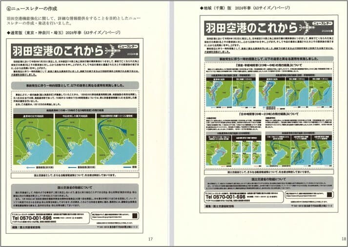 ニューズレターの作成・発送