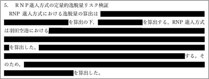 RNP進入方式の定量的逸脱リスク検証