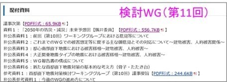 首都直下地震対策検討WG(第11回)資料
