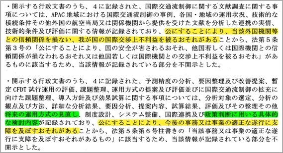 行政文書開示決定通知書