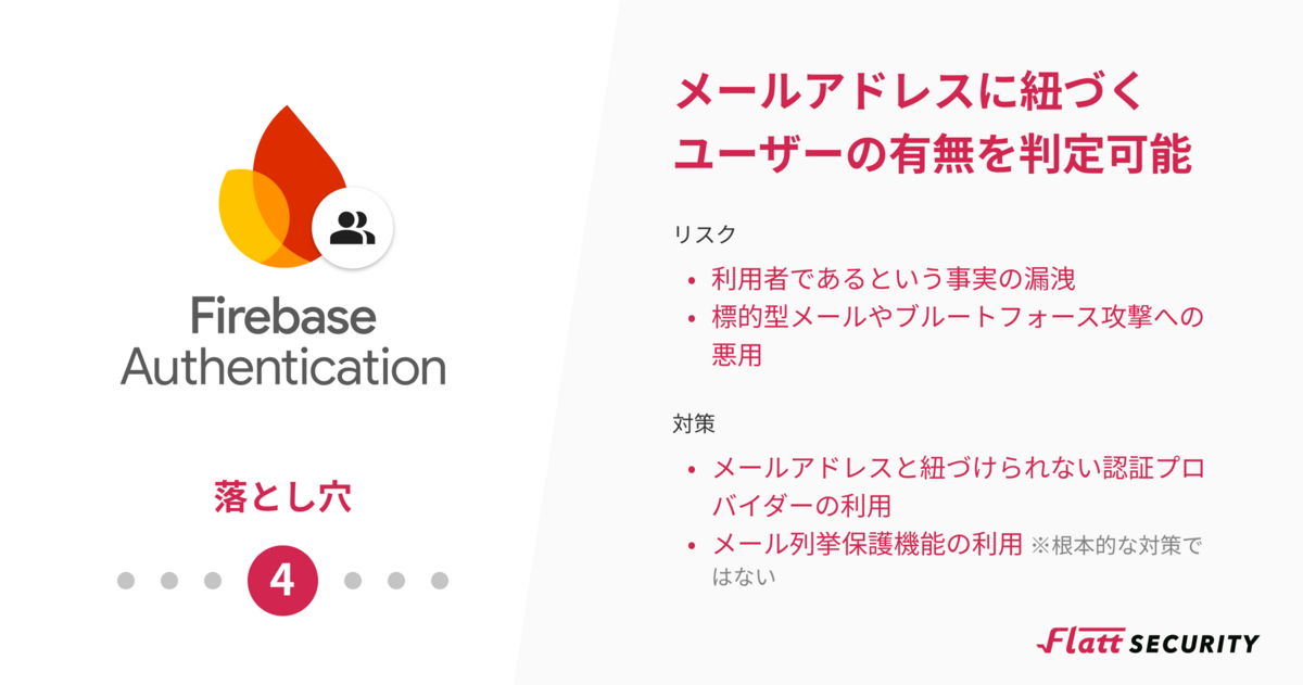 Firebase Authentication 7つの落とし穴 - 脆弱性を生むIDaaSの不適切