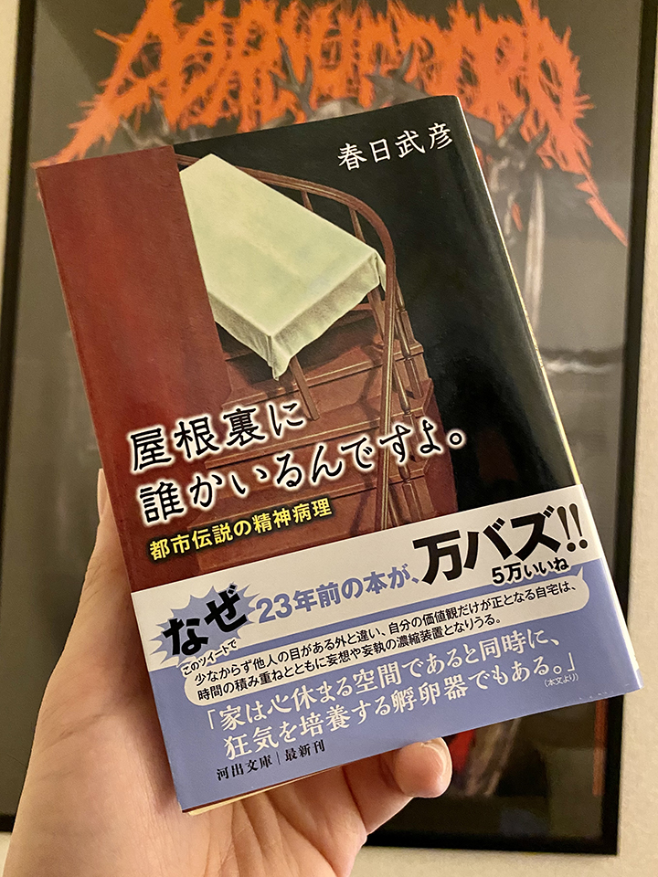 本 屋根裏に誰かいるんですよ を読んでいる レビュー サスカッチを追え