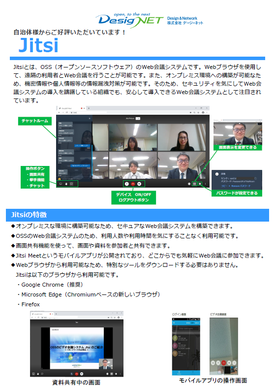 Web会議システム「Jitsi」の資料2