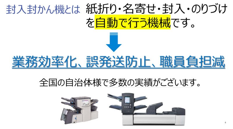 封入封かん機の資料3
