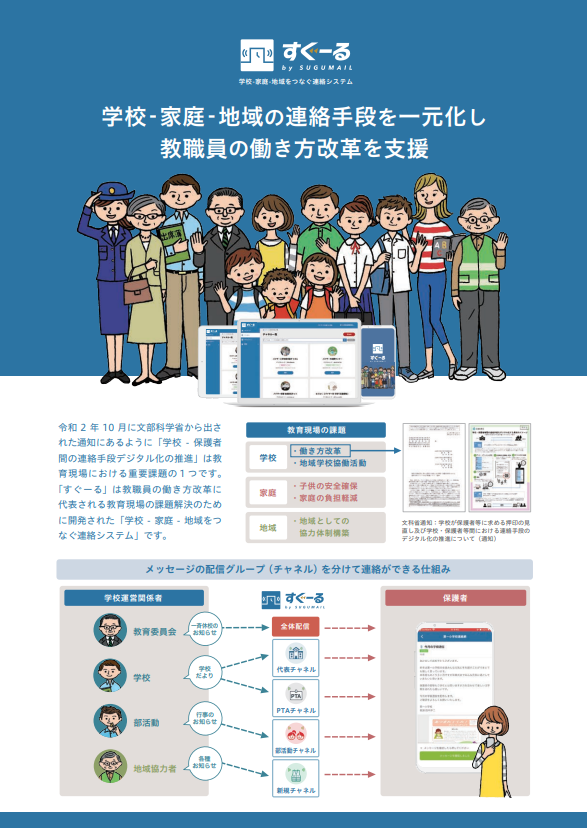 連絡システム「すぐーる」の資料1