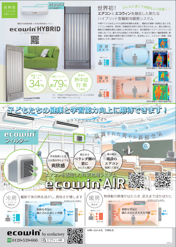 エアコンフィルター「ecowinフィルター」の資料2