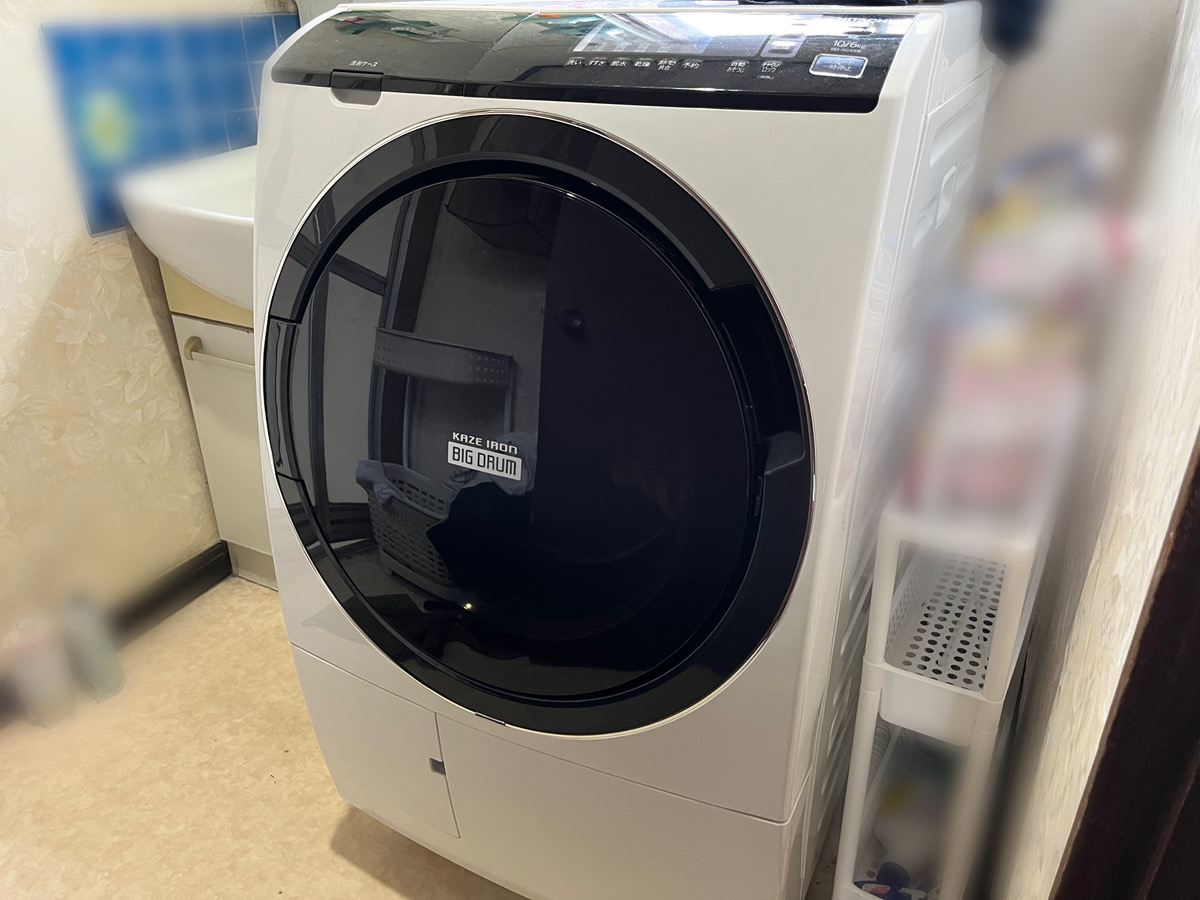 憧れの【ドラム式洗濯乾燥機】を買いました！日立BDｰSG100E - あ.い.さ