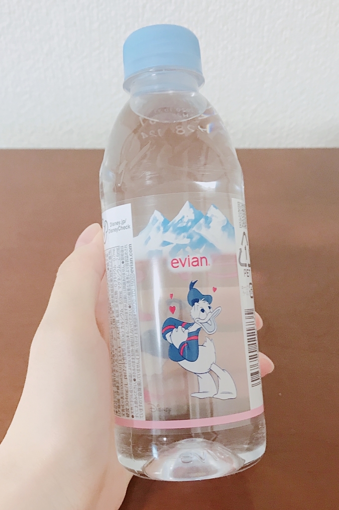 エビアン ディズニーデザインボトルのシースルーデザインが可愛い 病弱ことりの鳥かご