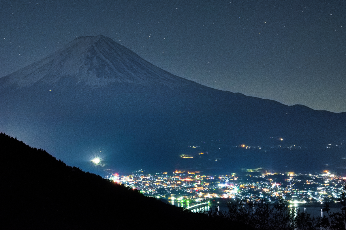 旧御坂峠で楽しむ絶景ドライブ 富士山🗻夜景🌟天の川🌌 - フルフル♪ブログ