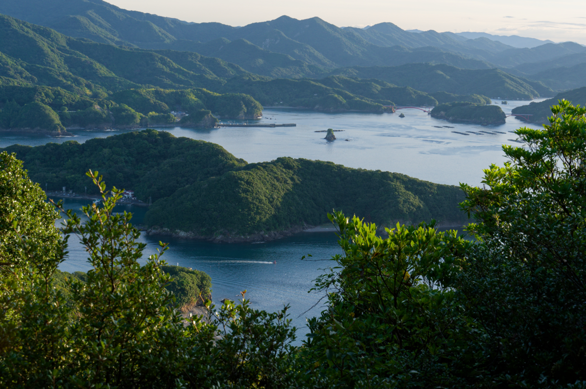 【三重・南伊勢】愛犬と巡る絶景！鵜倉園地で見江島展望台の「ハートの入り江」3　天の川🌌と朝焼け　とかさらぎ展望台