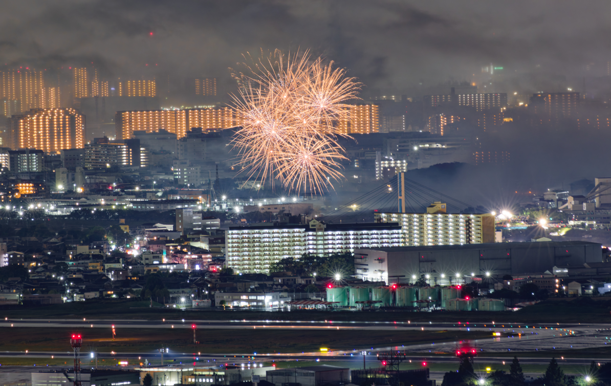 🎆 2025年 なにわ淀川花火大会、まさかの結末!五月山から見たドラマと、隣の「いたみ花火大会」に救われた夜
