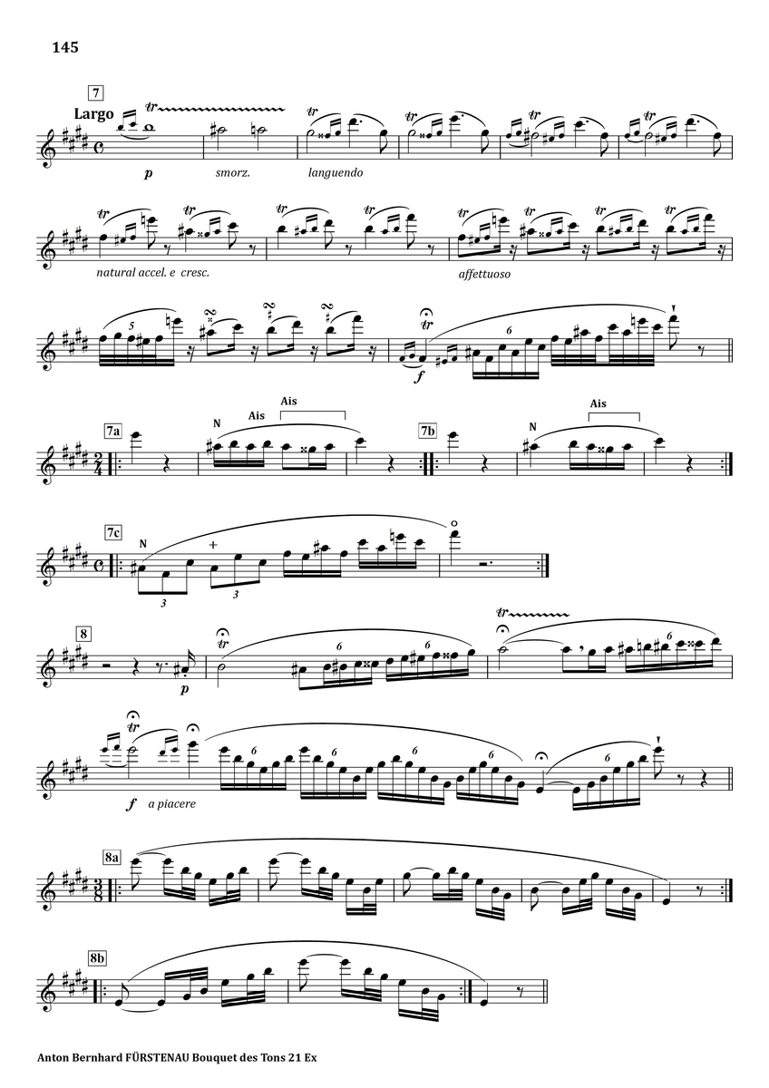 24 Studi Quotidiani Op.125: Bouquet Des Tons Per Flauto - Spartito Musicale - Foto 7