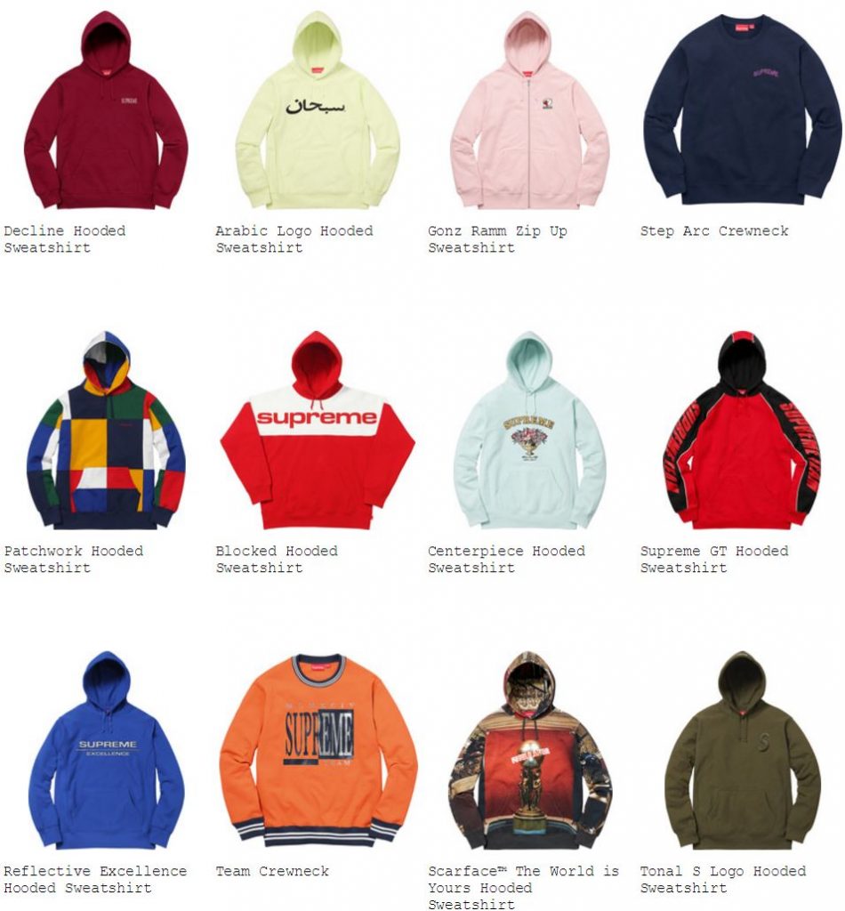 Supreme 2017AW 全コレクション公開 - FLYKNIT TOKYO by マーク Supreme 2017AW 全コレクション公開 - FLYKNIT TOKYO by マーク