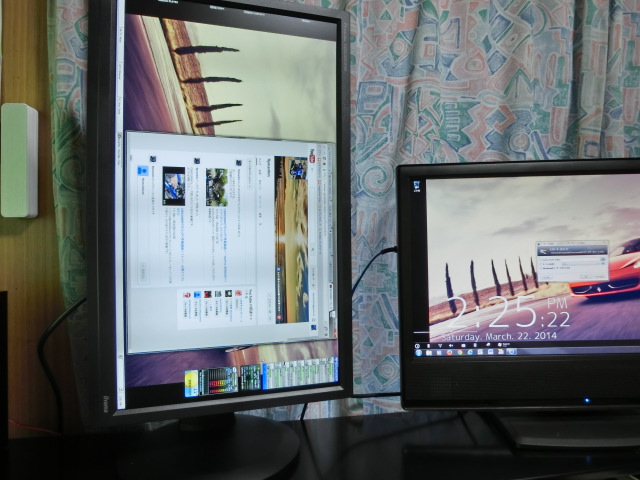 増税前に。PCをデュアルモニター化してみた！ - たまに乗るバイク乗り
