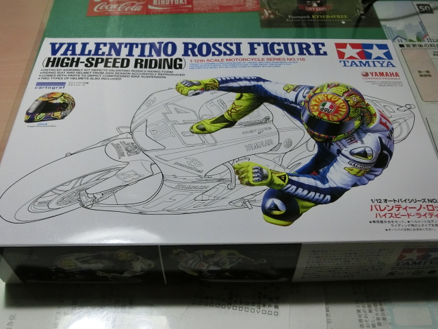 TAMIYA 1/12 ロッシフィギュア」完成！ - たまに乗るバイク乗りの日常