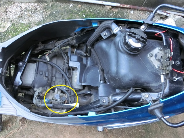 アドレスV125G　CF46A　の　スロットルボディ　インジェクター *1540350276