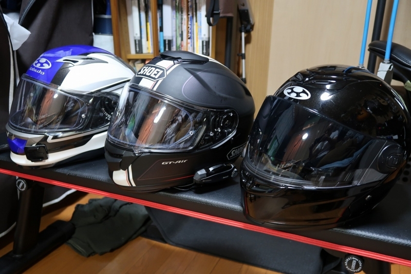 初めてのSHOEIヘルメット。 「GT-Air WANDERER TC-5」 - たまに乗る