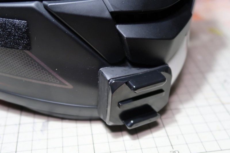 Goproのヘルメットへのマウント方法を エポキシパテを使って改善 たまに乗るバイク乗りの日常ブログ