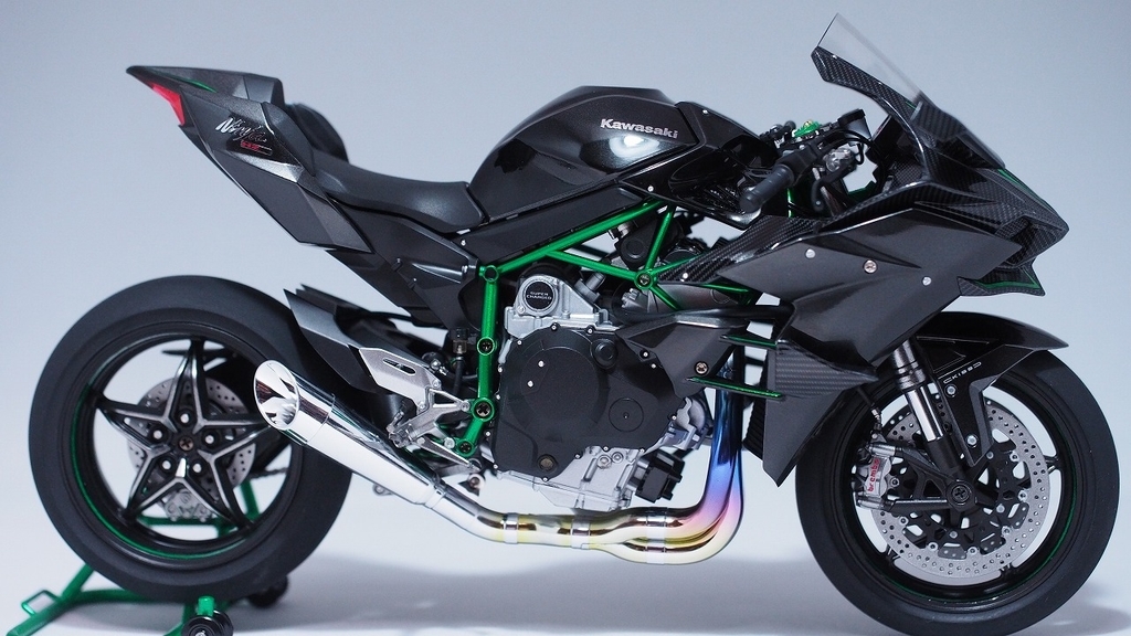 1/12 TAMIYA Kawasaki Ninja H2R」 製作記10 完成レビュー
