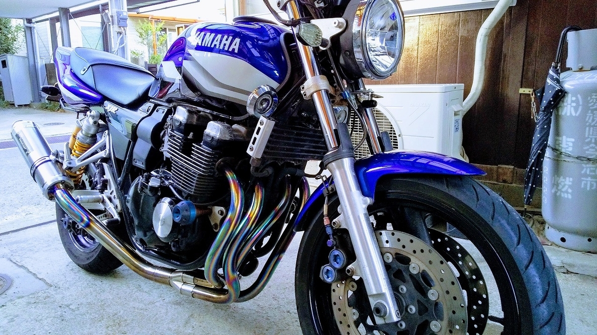 XJR400R　バイク　不具合なし 九州ツーリング中に、XJR400Rが壊れました… 原因はレギュレーター