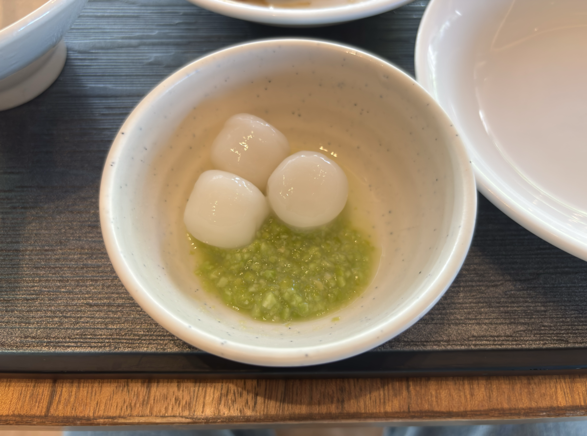 朝食で提供されていたずんだ餅