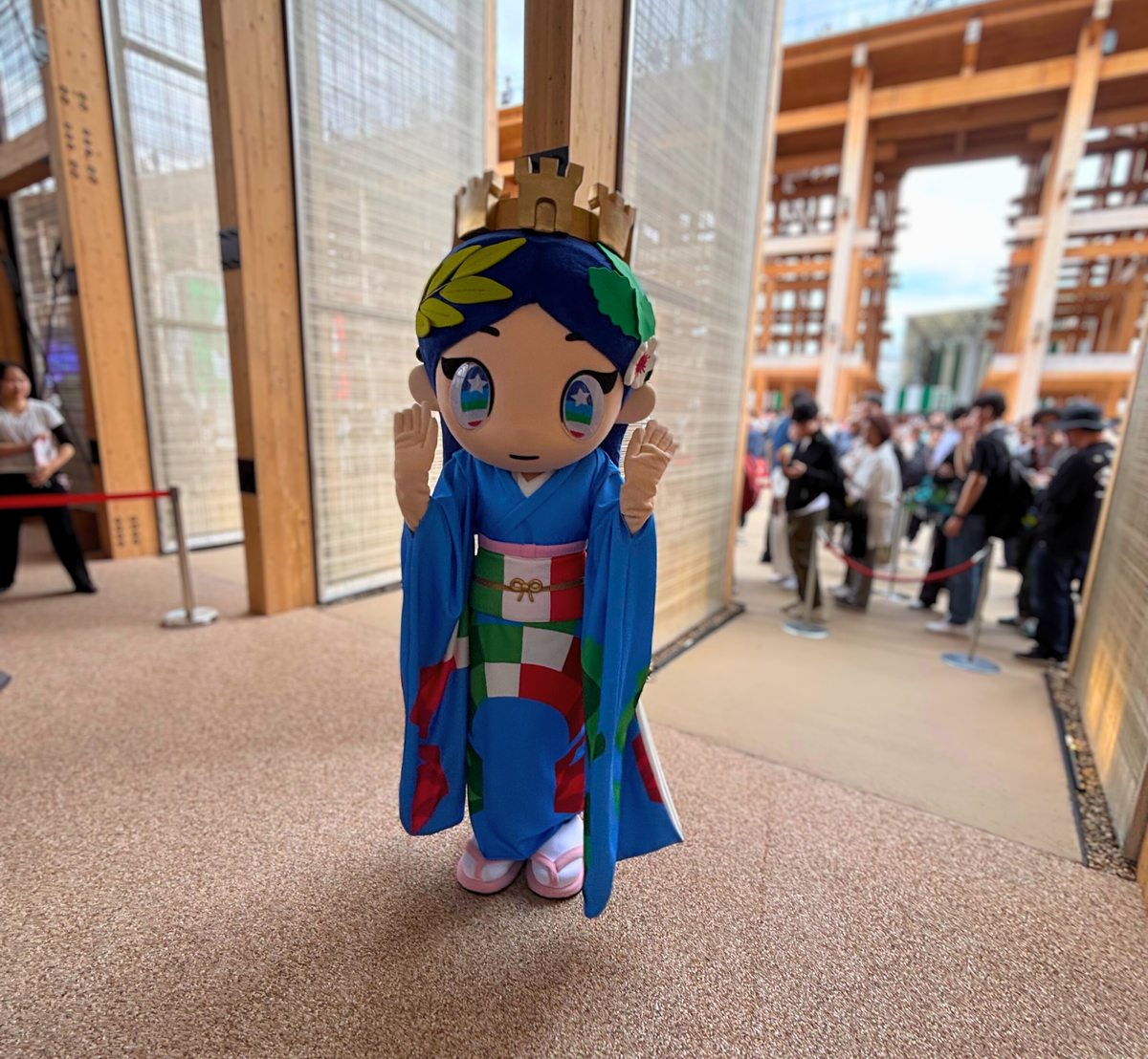グリーティング中のイタリアちゃん