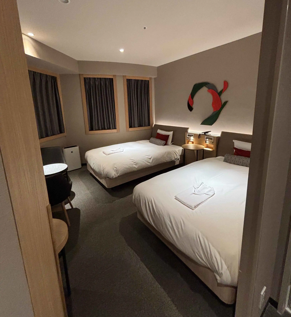 ベッドが2つ並ぶツインルーム