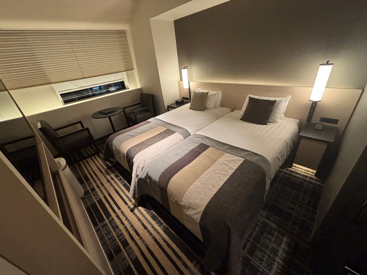 ホテル阪急レスパイア大阪のベッド