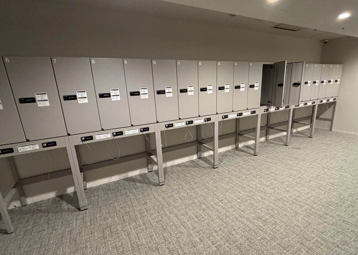 宿泊者向けロッカー