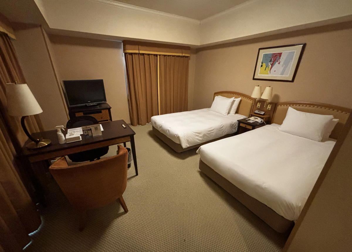 デラックスツインのお部屋