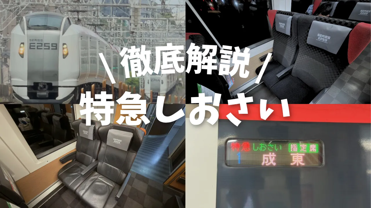 千葉・銚子へ！特急「しおさい」を徹底解説！おすすめの座席や停車駅