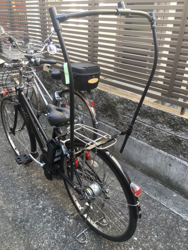 自転車 カゴ 前 に 出す