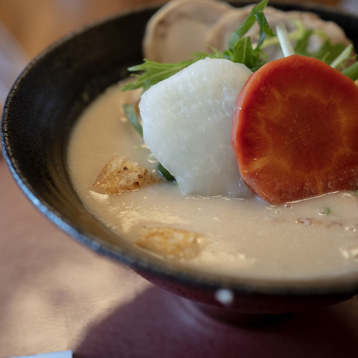 麺処むらじの香ばしお揚げと酒粕ラーメン