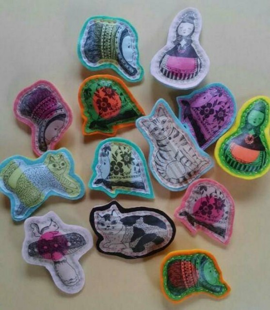 今週土曜日より、柏木リエさん原画展『旅とフォークロア』がはじまり