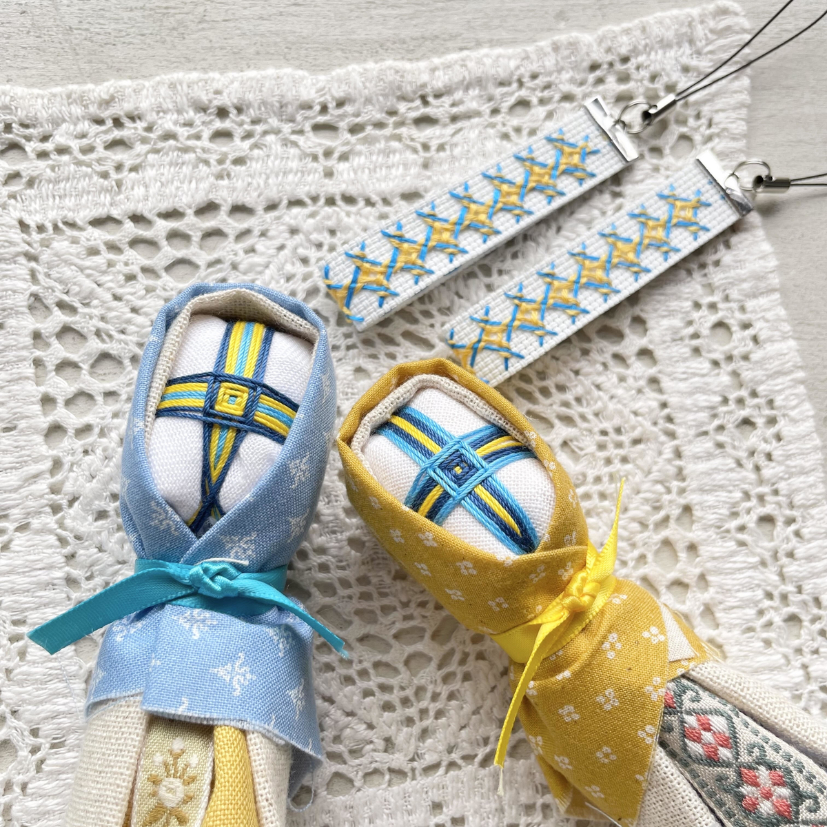 7月 ウクライナ支援WS】刺繍ストラップ・モタンカづくりのご案内